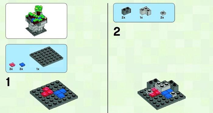 Wie man Meincraft aus Lego macht: Tipps und Tricks
