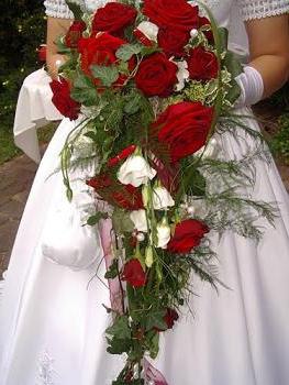 Was können Hochzeitssträuße von Rosen sein