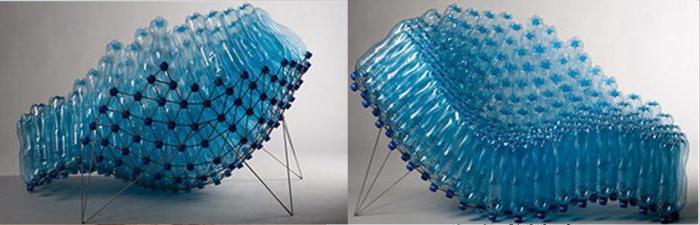 Wie macht man einen Stuhl aus Plastikflaschen mit eigenen Händen?