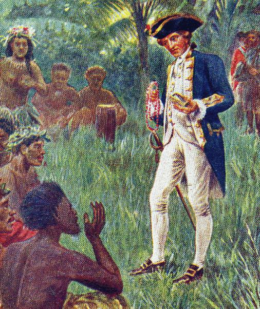 Was James Cook, von den Ureinwohnern gegessen, entdeckt hat