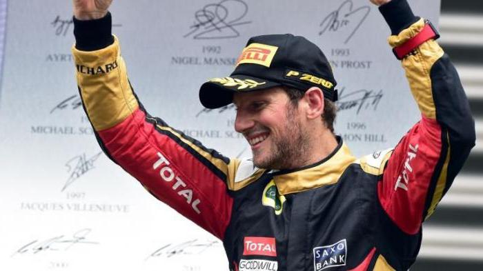 Roman Grosjean ist ein Rennfahrer 